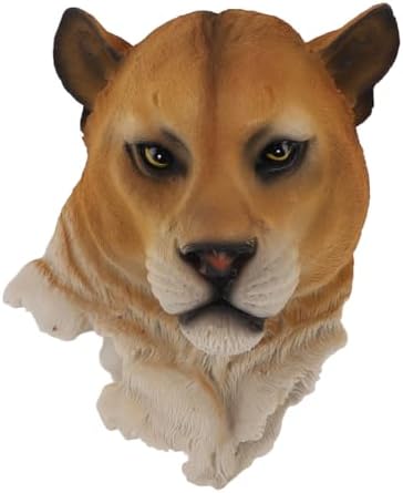 Flexman Resin Leopard Wall Sculpture 3D Animal Head Decor