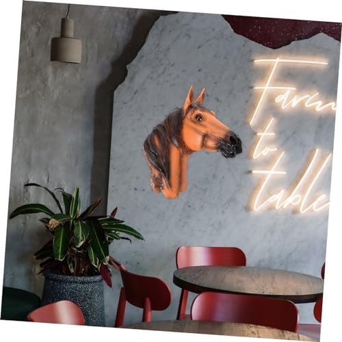 MAGICLULU Realistic Horse Wall Sculpture
