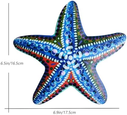 Metal Starfish Wall Decor Set of 4 - 69in Rust-Proof Coastal Art