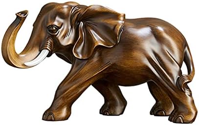 Lucky Elephant Decor Statue - Feng Shui Rosewood Design