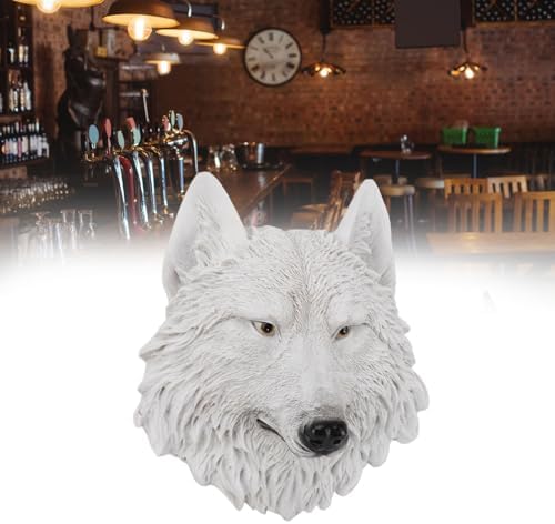 Flexman White Wolf Wall Decor Sculpture