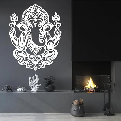 Ganesha Metal Wall Decor for Home