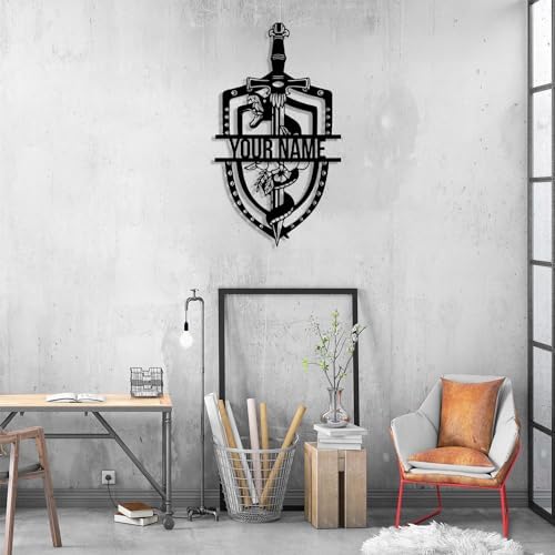 Custom King Cobra Snake Metal Wall Art with LED Light