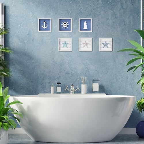 Tide and Tales Starfish Wall Decor Set of 6