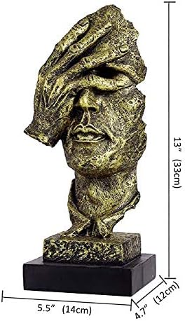 Lependor Thinker Statue Abstract Art Desk Decor