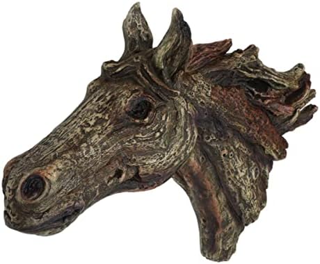 Ebros Gift Mustang Horse Head Wall Sculpture 185 Inches Wide