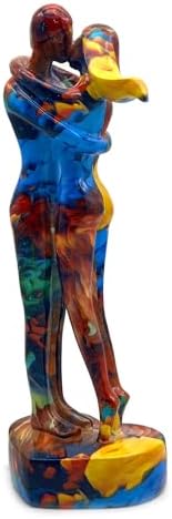 105 Inch Couple Hug Kissing Statue Figurine