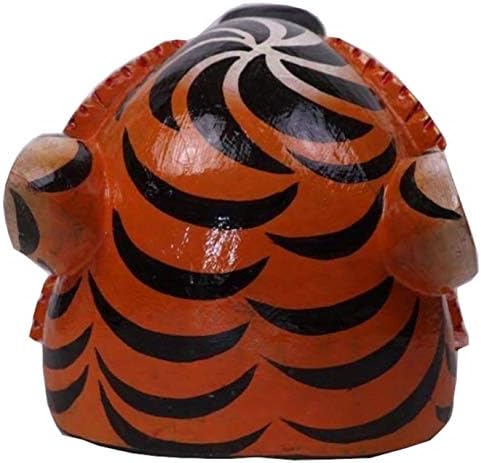 Hand Carved Tiger Wall Sculpture Solid Wooden Home Decor