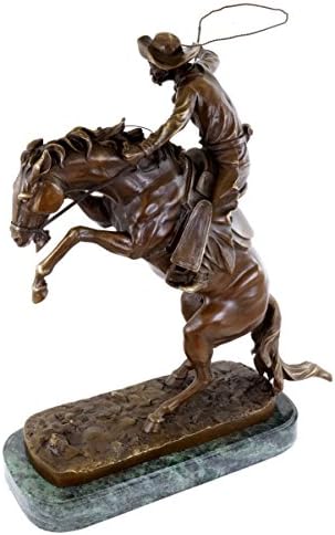 Kunst Ambiente The Bronco Buster Bronze Sculpture