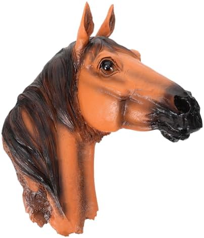 MUCKLILY Faux Animal Head Wall Sculpture Decor