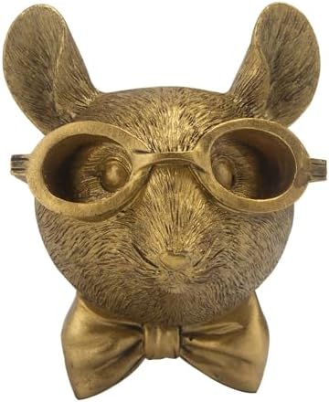 Whimsical Mouse Head Wall Art Sculpture
