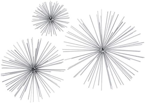 Yishida 3 Piece Starburst Wall Sculptures Set