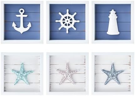 Tide and Tales Starfish Wall Decor Set of 6
