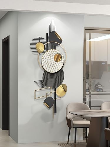ERMOFAV Wall Art Decor 59x20 Inch Metal Sculpture