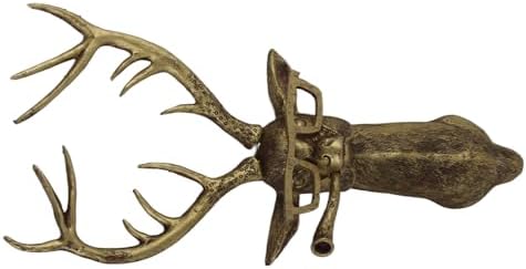 Artificial Deer Head Wall Hanging Decor Sculpture