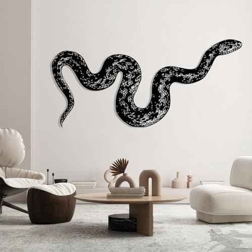 Giant Snake Metal Wall Art Decor Unique Wildlife Wall Hanging