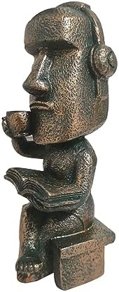 Lifexquisite Easter Island Statue Tea Moai Figurine for Home and Office Decor