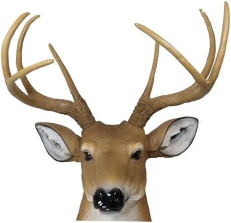 Ebros Gift Rustic 8 Point Buck Deer Wall Decor Sculpture