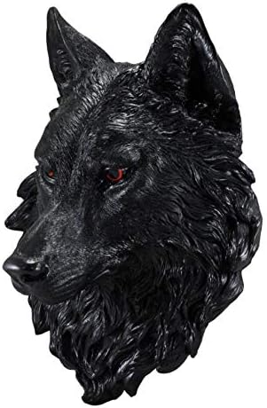Ebros Large Gothic Black Wolf Wall Sculpture