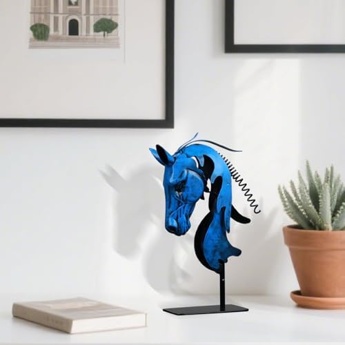 Handmade Horse Statue - Rustic Decor for Office and Home