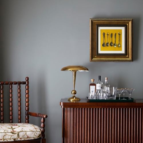Vintage Wall Art Sculpture with Gold Frame