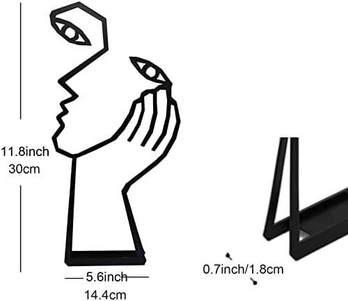 Abstract Art Thinker Statue for Home Office Decor