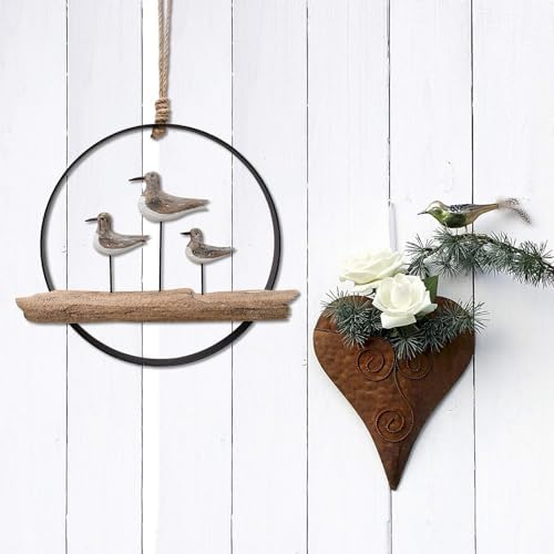 Linfevisi Wooden Seagull Wall Art Nautical Decor