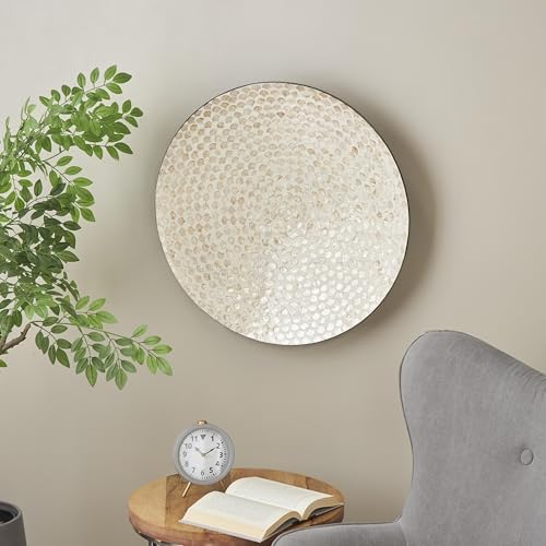 Deco 79 Mother of Pearl Geometric Wall Decor