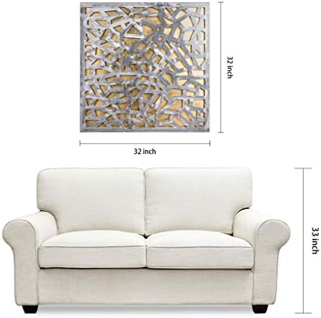 Empire Art Direct Gold Enigma Polished Steel Wall Sculpture