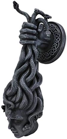 Ebros Medusa Head Wall Decor Statue 1225 Inch Tall