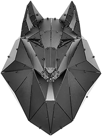 Berling Design 3D Metal Sculpture Wall Art Shewolf