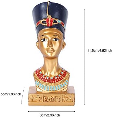 BESPORTBLE Nefertiti Statue Resin Sculpture Home Decor