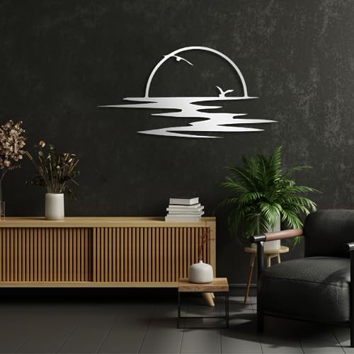 Sun Sparkle Metal Wall Art 27x13 Inch