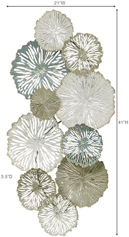 Touch of Class Silas Abstract Wall Art - Sage Green Slate Blue Ivory