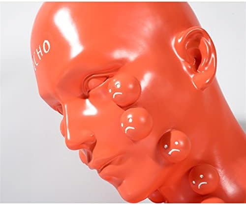 Dual Expression Statue Ornament for Desktop Happy or Unhappy Art Decor