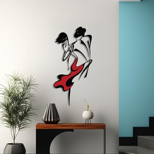 REvASIYE Metal Wall Art Modern Abstract Sculpture