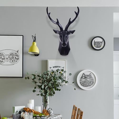 Animal Heads Wall Decor Resin Deer Head Sculpture Art