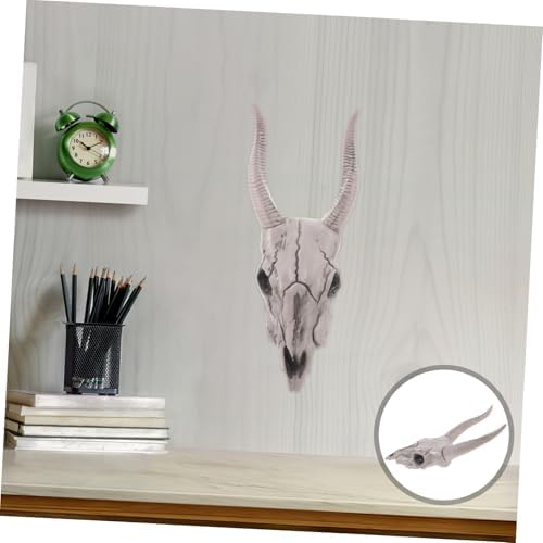 STOBAZA Skull Goat Head Wall Hanging Sculpture Gothic Halloween Decor