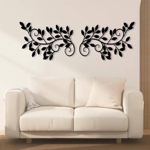 Flyoak Gold Metal Olive Branch Wall Decor - 24x17 Inches
