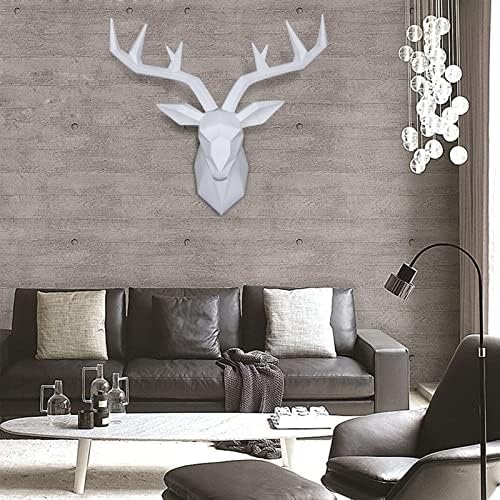 XYQXYQ Geometric Deer Head Wall Sculpture 1