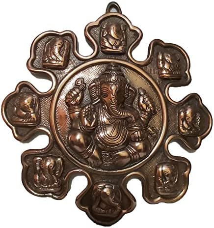 PARIJAT HANDICRAFT Lord Ganesha Wall Hanging Showpiece