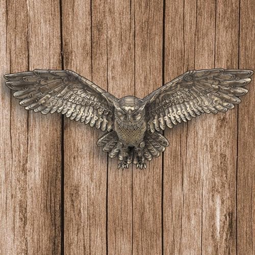 Veronese Design 215 Inch Steampunk Owl Wall Sculpture