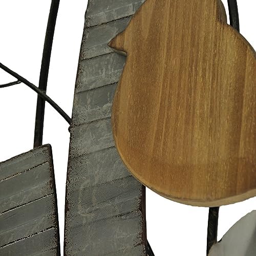 Zeckos Set of 2 Rustic Birds and Branches Wall Sculptures