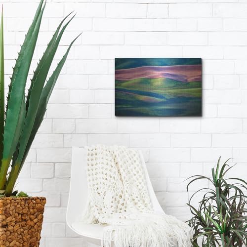 Palouse Undulation Metal Wall Art by Rick Berk 16x12