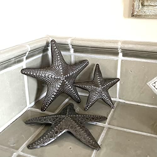 Starfish Wall Art Set of 3 Recycled Nautical Decor