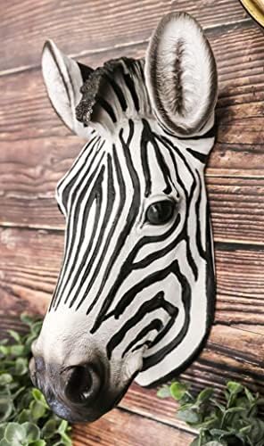 Ebros Madagascar Safari Zebra Wall Sculpture 95 Tall