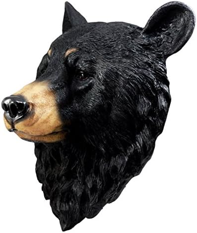 Ebros Gift Large Olympic Black Bear Wall Decor Plaque