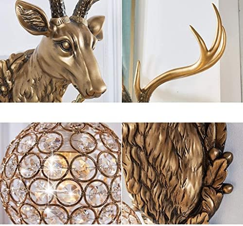 REMYS Wall Mounted Deer Head Sculpture Art Decor 1