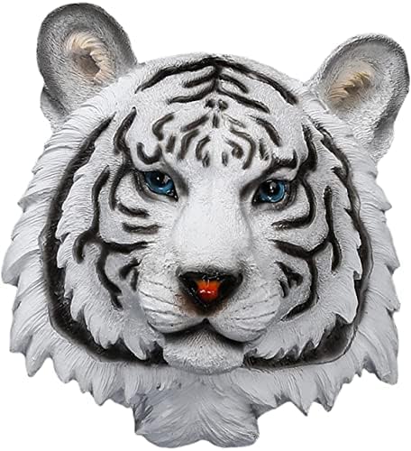 FRECI Tiger Head Wall Sculpture White
