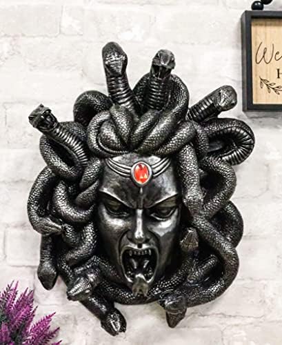Ebros Greek Mythology Medusa Wall Decor Statue 16 Inch Tall